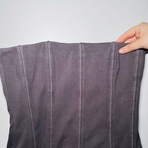 Gray Women's Crop Top